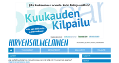 Desktop Screenshot of hirvensalmelainen.fi